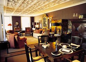 Eichardt's winemaker dinners are held monthly in the private parlour room.